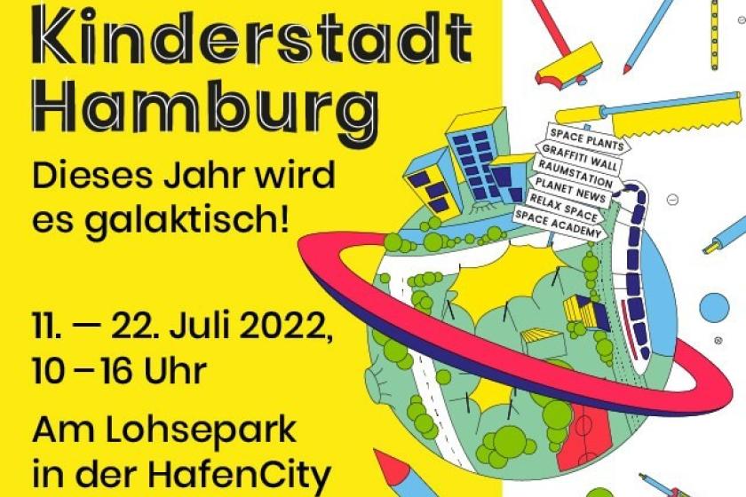 Grafik zur Kinderstadt Hamburg 2022