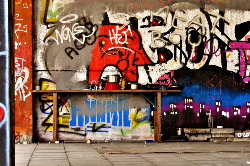 Next Generation Social, Programm Slider 2, Graffitiwand